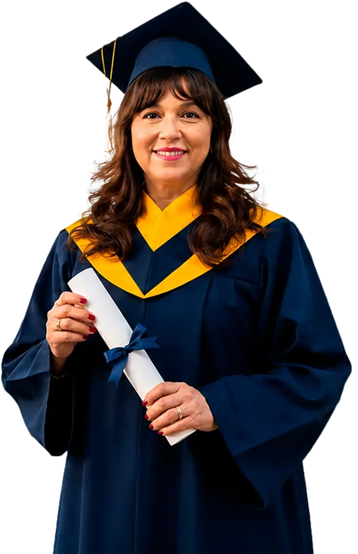Graduado del Curso de Agente Inmobiliario con su diploma